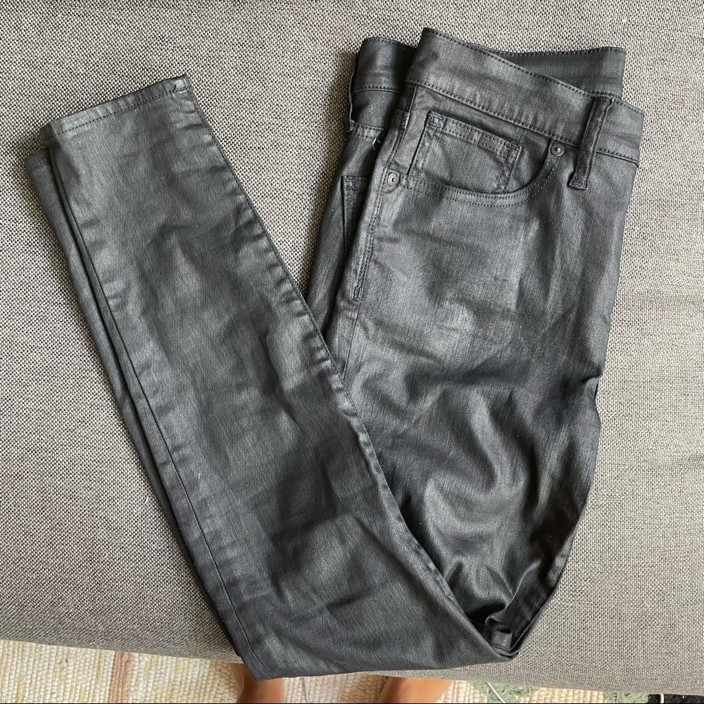 Madewell 9” High-Rise Skinny Jeans: Coated Edition